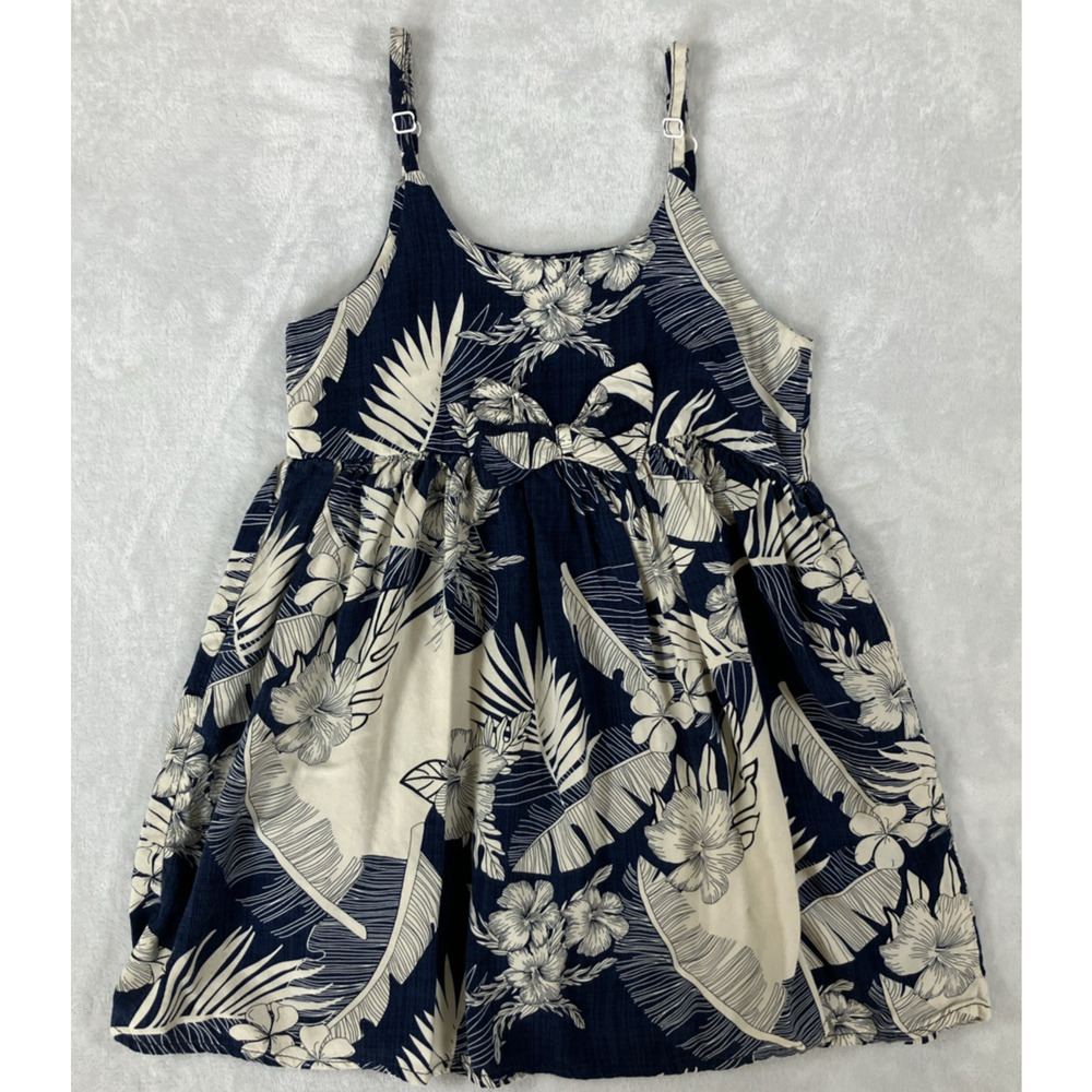 Palmwave Hawaii Girls Size 6 Hawaiian Tropical Floral Sleeveless Dress Vacation